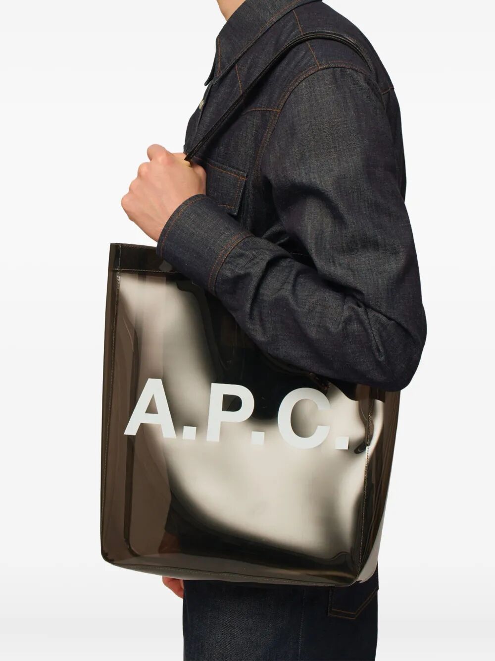 LOU UNISEX TRANSPARENT TOTE BAG PUACDM61442LAD (A.P.C. / ハンドバッグ・ショルダーバッグ ) | A.P.C. (アーペーセー)(1)