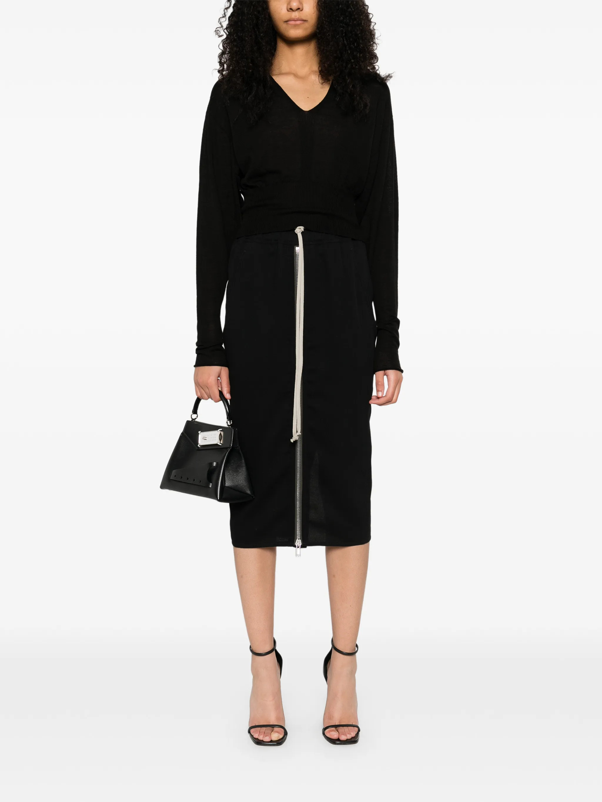 Rick Owens Skirts Black RP01F6375WT09 (Rick Owens / スカート ) | Rick Owens (リック オウエンス)(1)