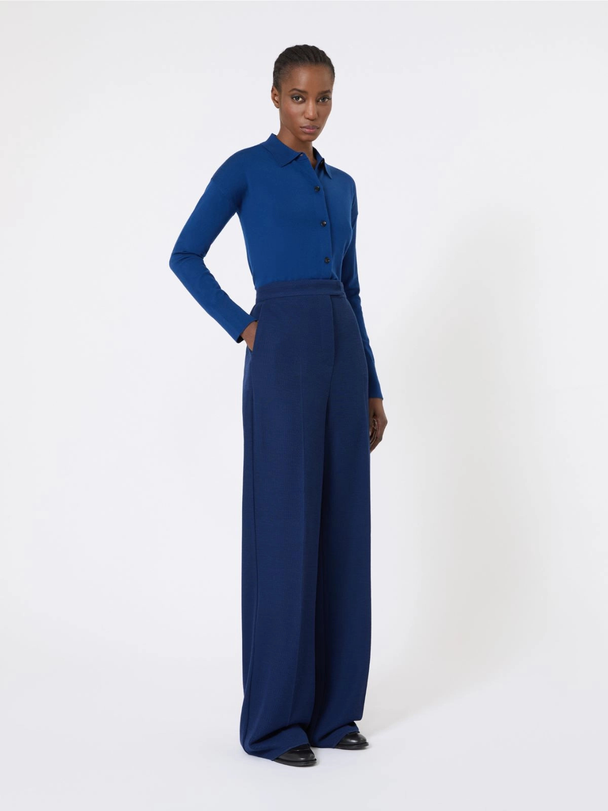 Max Mara Sweaters Blue 2611341061600003 (Max Mara / ニット・セーター・カーディガン ) | Max Mara (マックスマーラ)(1)