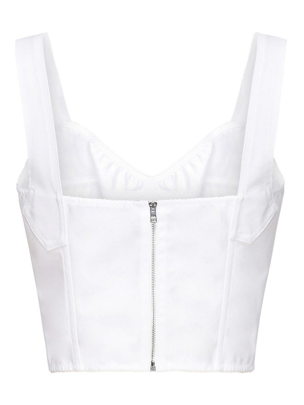 Jacquard And Lace Sheath Bustier Top F7T19TGDCLQW0800 (Dolce & Gabbana / タンクトップ・キャミソール ) | Dolce & Gabbana (ドルチェガッバーナ)(2)