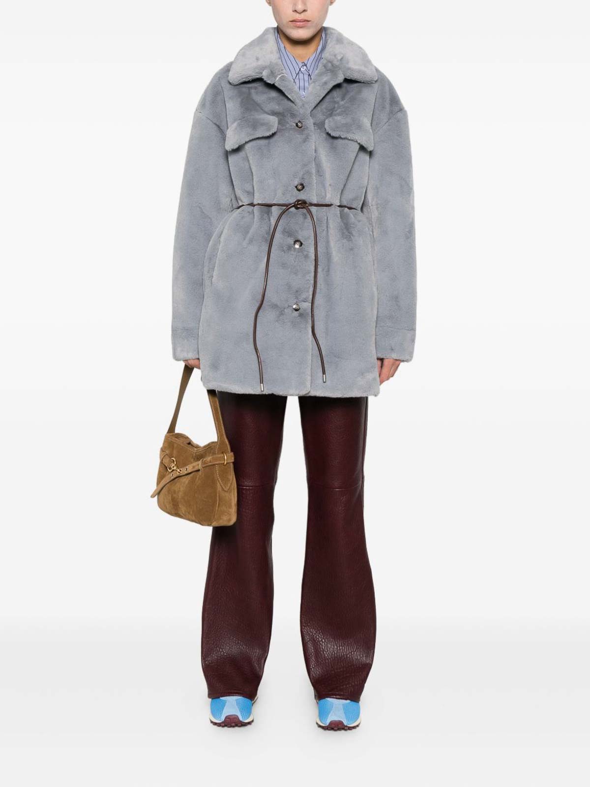 Ashley Faux Fur Jacket MW6WJK02 (molliolli / レザー&ファージャケット・コート ) | molliolli (モリオリ)(4)