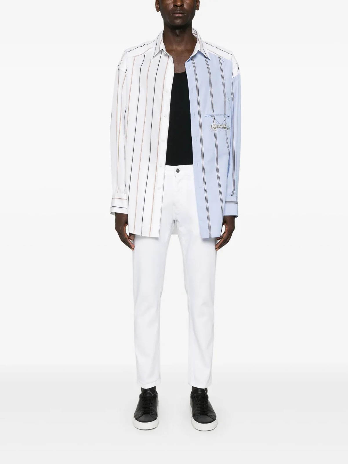 White 5 Pocket Trousers UP576BSE037UKPTDU000 (DONDUP / ジーンズ ) | DONDUP (ドンダップ)(2)