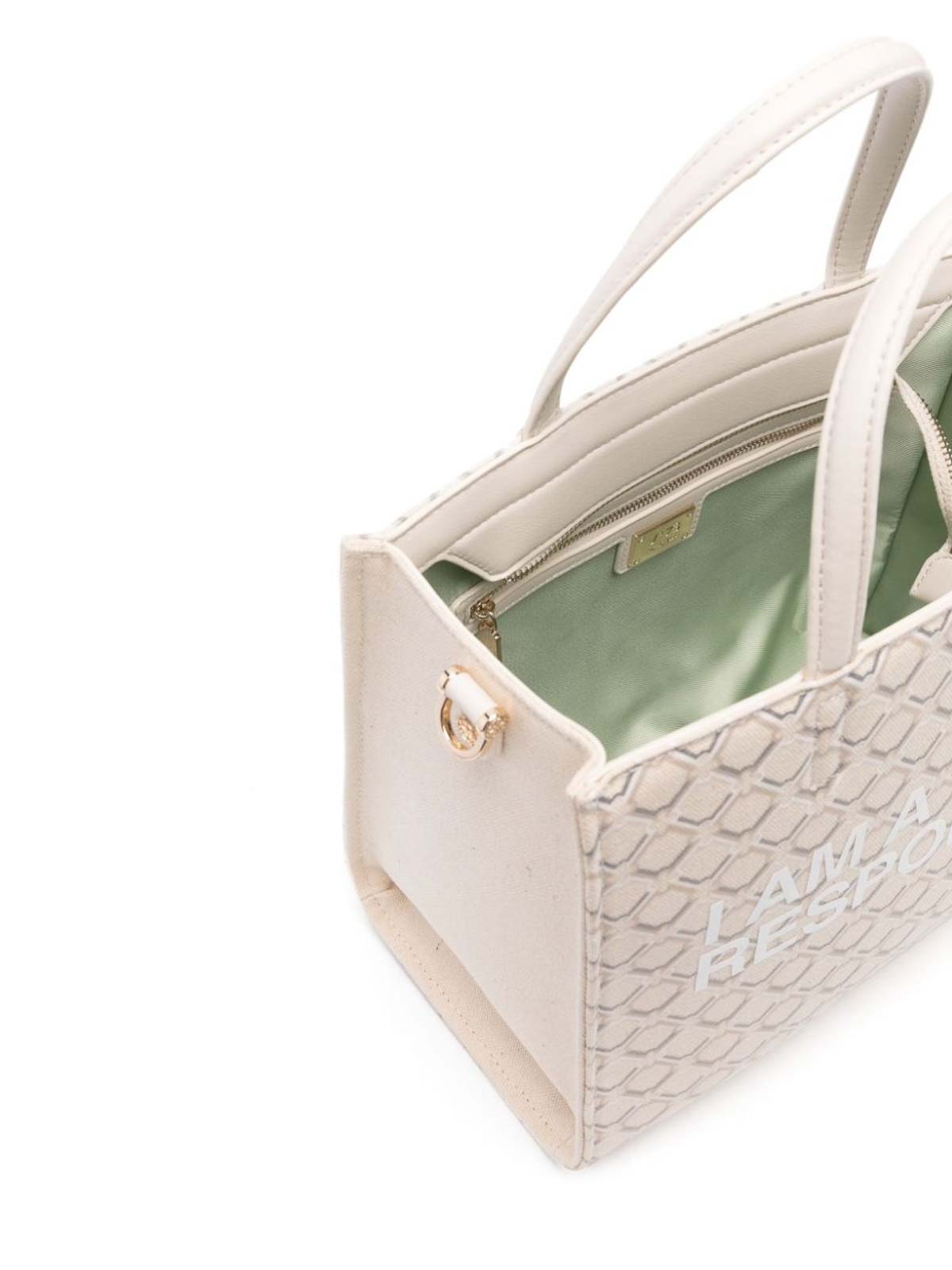 Shopping Responsibility Logo Wht 73BS7Q901328 (V°73 / トートバッグ ) | V°73 (ヴィ セッタンタトレ)(1)