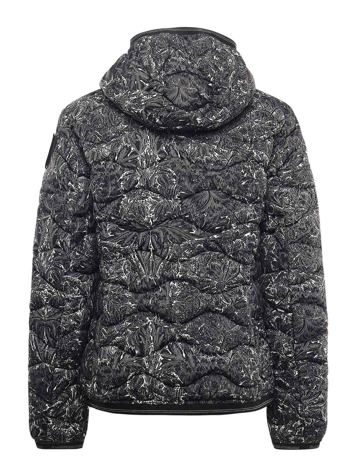 Camellia Wave-Print Down Jacket 25WBLDC03095007358999 (Blauer / ダウンジャケット・コート ) | Blauer (ブラウアー)(2)