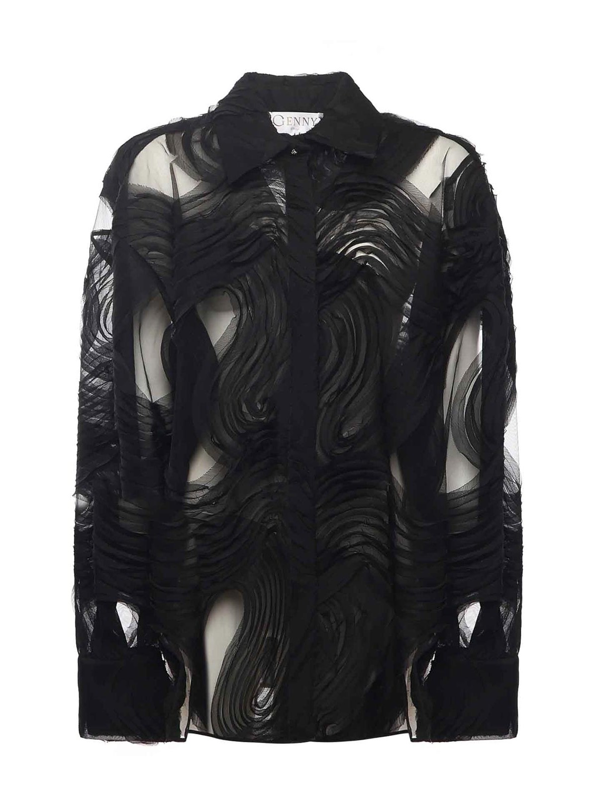 Embroidered Tulle Shirt 79AAL644JR008899 (GENNY / シャツ・ブラウス ) | GENNY (ジェニー)