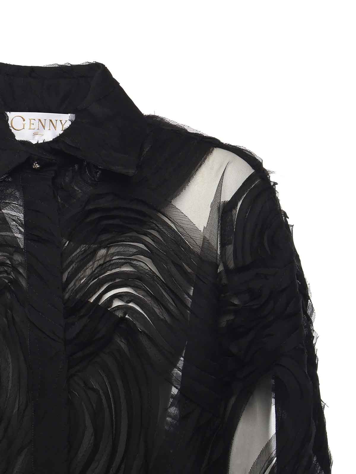 Embroidered Tulle Shirt 79AAL644JR008899 (GENNY / シャツ・ブラウス ) | GENNY (ジェニー)(1)