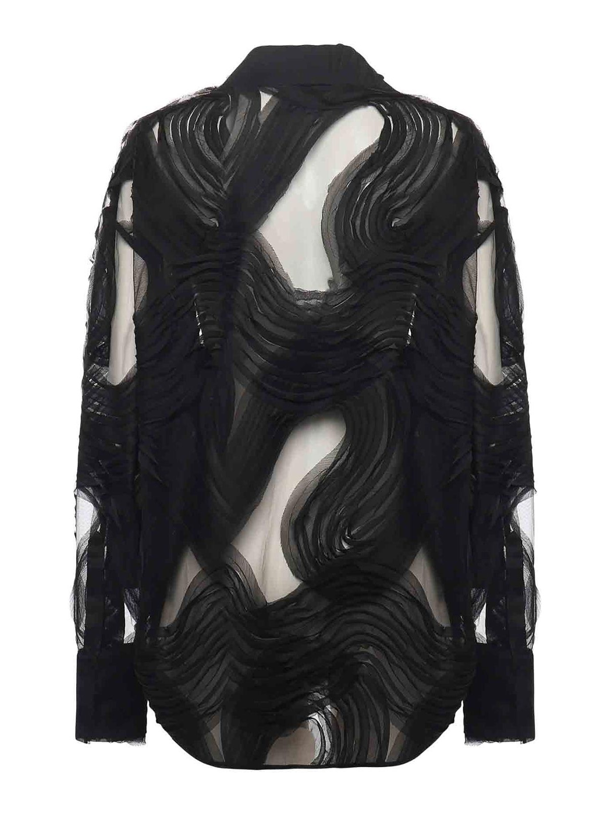 Embroidered Tulle Shirt 79AAL644JR008899 (GENNY / シャツ・ブラウス ) | GENNY (ジェニー)(2)