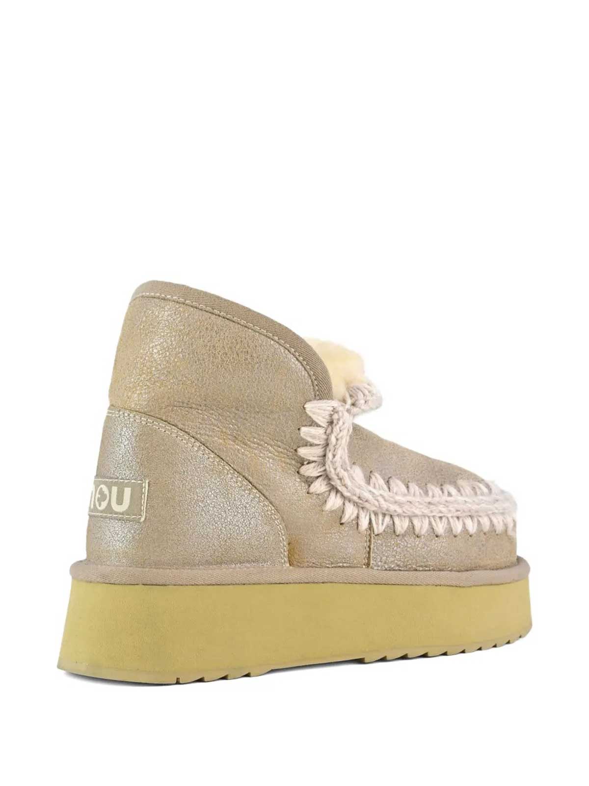 Mini Eskimo Platform Boot Stone Metallic MUFW681000BSTME (mou / ブーツ ) | mou (ムー)(1)