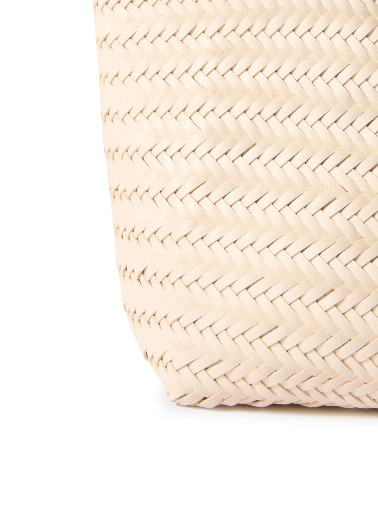 NANTUCKET BIG TOTE BAG IN WOVEN LEATHER SAND DGS68822SAND (dragon DIFFUSION / トートバッグ ) | dragon DIFFUSION (ドラゴンディフュージョン)(4)