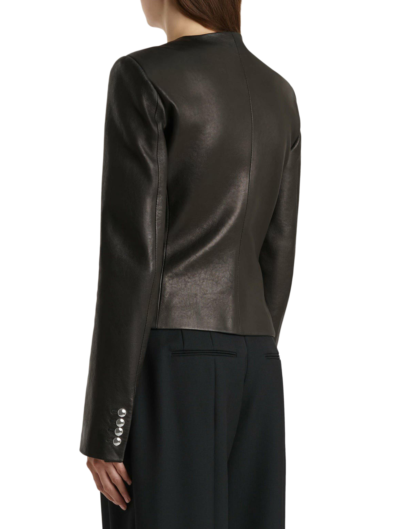 NARA LEATHER PEPLUS JACKET 6215729200 (KHAITE / レザー&ファージャケット・コート ) | KHAITE (ケイト)(3)