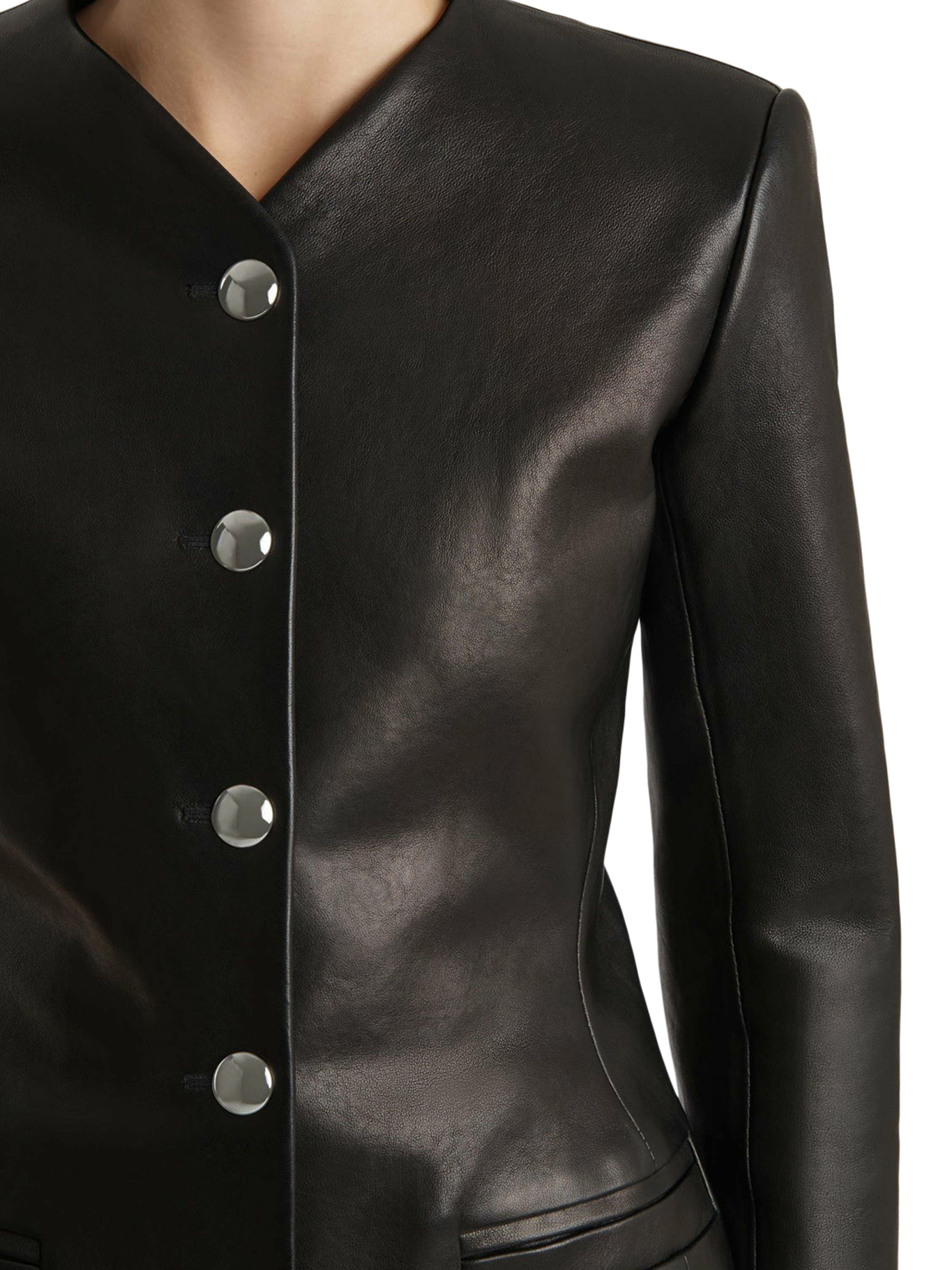 NARA LEATHER PEPLUS JACKET 6215729200 (KHAITE / レザー&ファージャケット・コート ) | KHAITE (ケイト)(4)