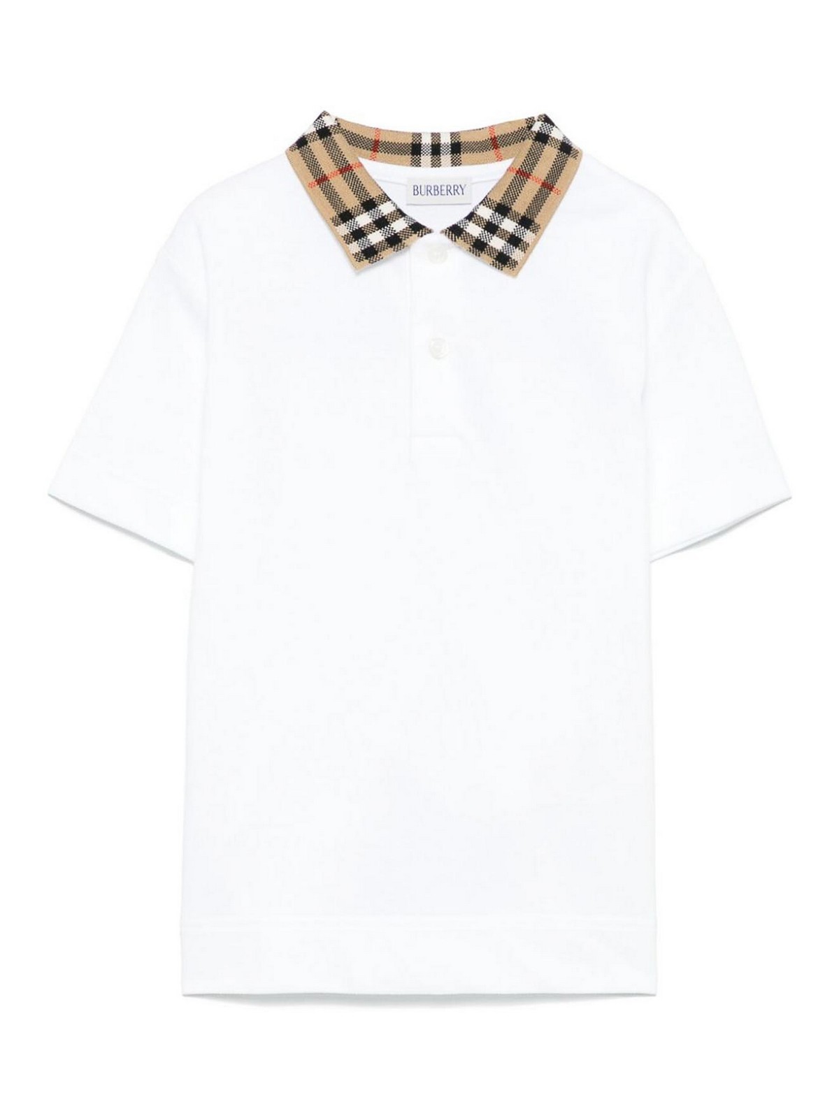 Checked polo 8105571A1464WHITE (Burberry / ポロシャツ ) | Burberry (バーバリー)