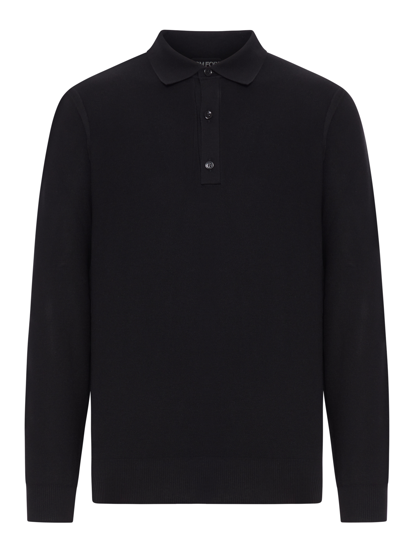 SILK AND COTTON PIQUET POLO SHIRT KPL049YMS142NAA (TOM FORD / ニット・セーター・カーディガン ) | TOM FORD (トムフォード)
