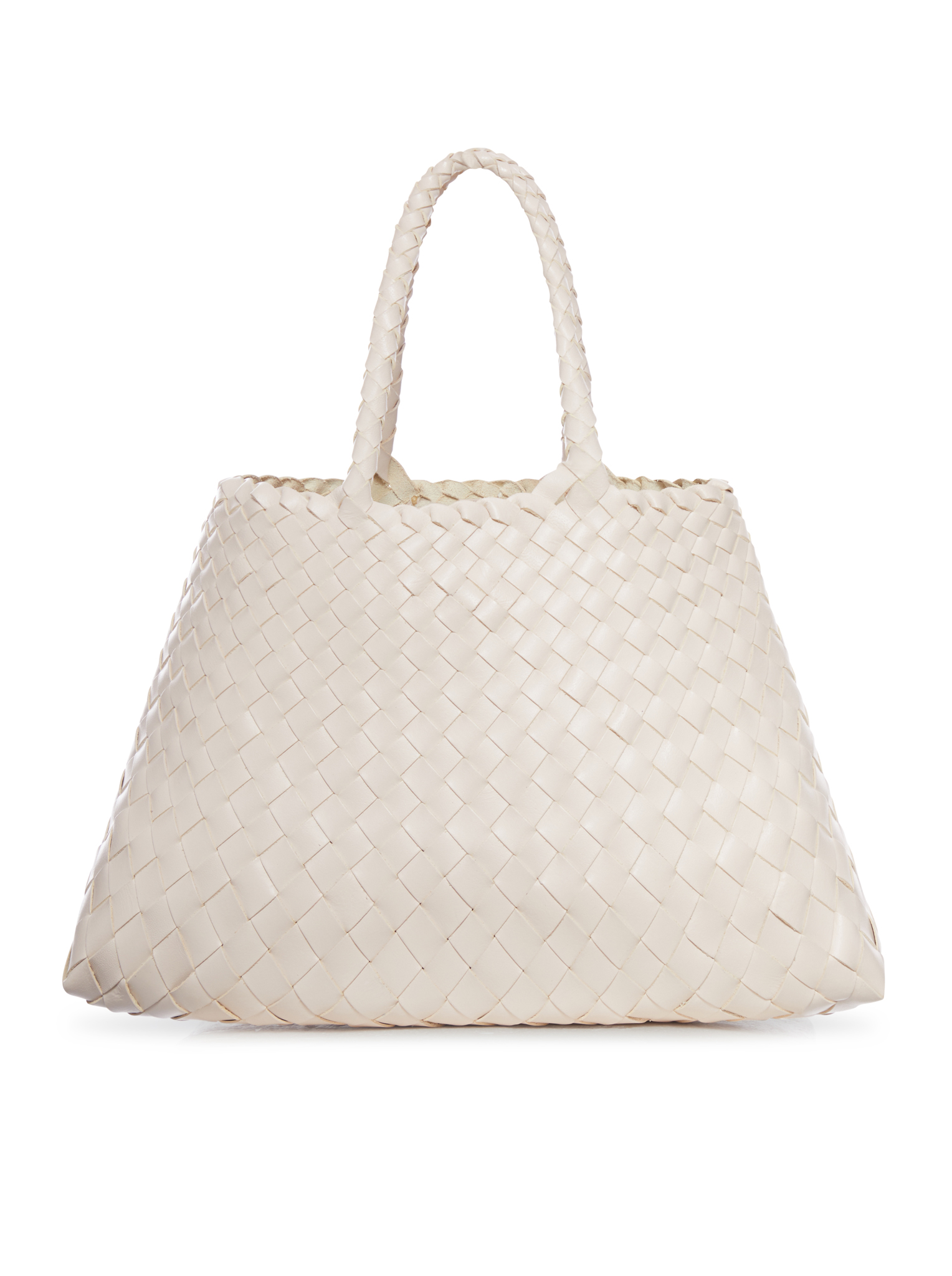 SANTA CROCE SMALL BROWN LEATHER BAG DGS68893SAND (dragon DIFFUSION / トートバッグ ) | dragon DIFFUSION (ドラゴンディフュージョン)