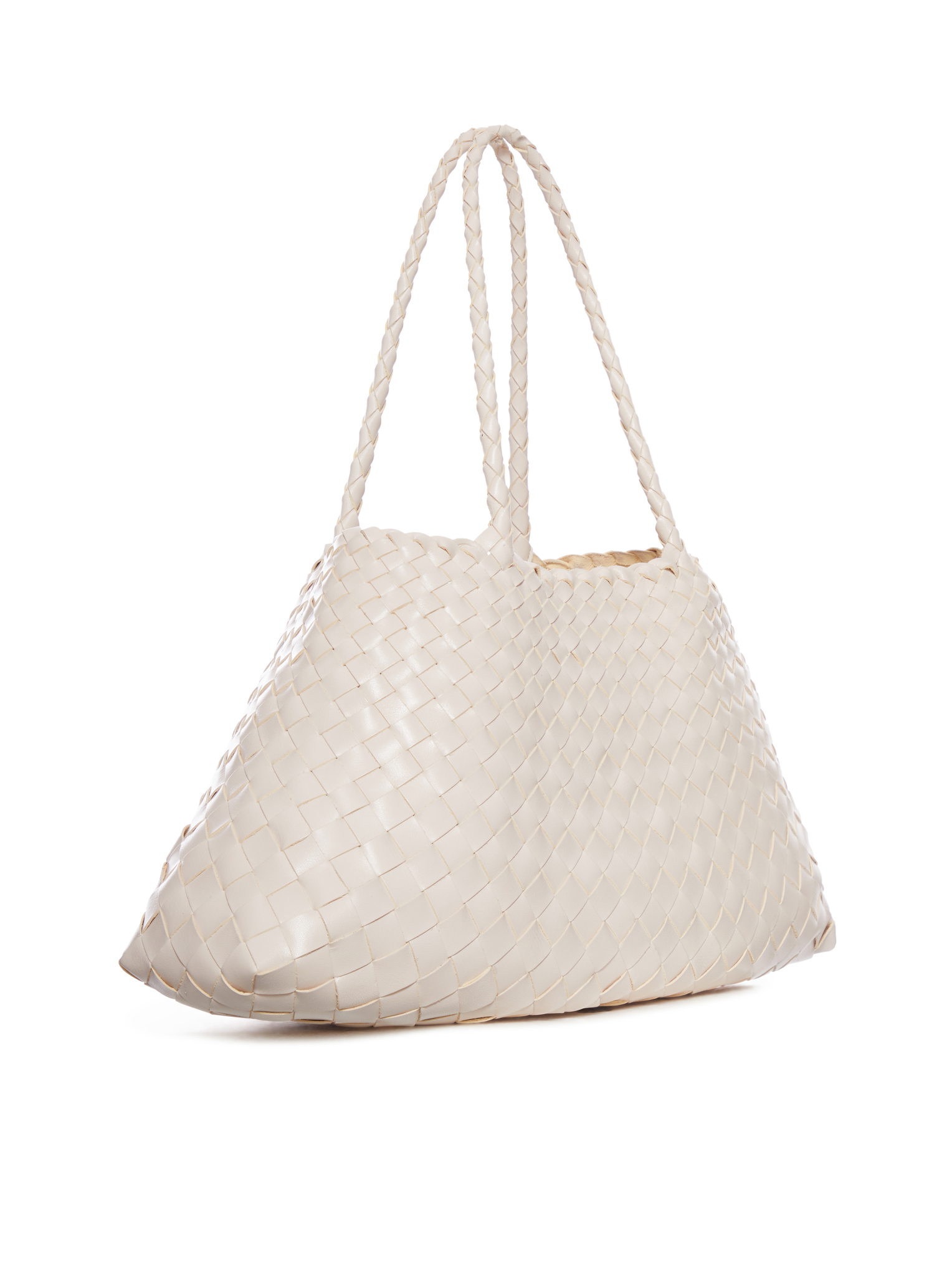 SANTA CROCE BIG WOVEN LEATHER BAG DGS68892SAND (dragon DIFFUSION / トートバッグ ) | dragon DIFFUSION (ドラゴンディフュージョン)(1)