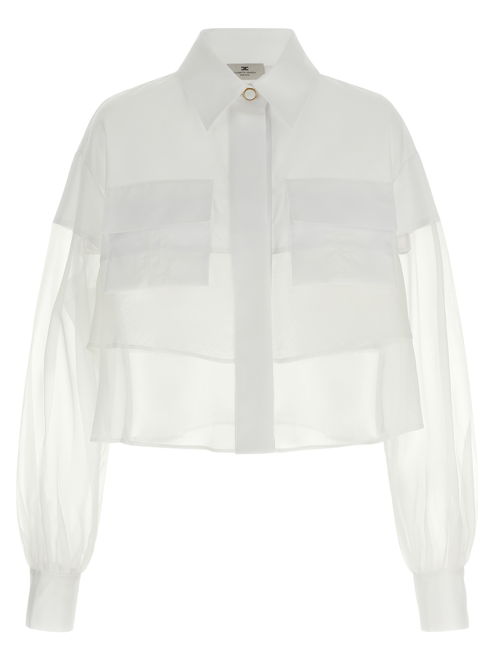 Organza shirt CA11861E2360 (Elisabetta Franchi / シャツ・ブラウス ) | Elisabetta Franchi (エリザベッタ フランキ)