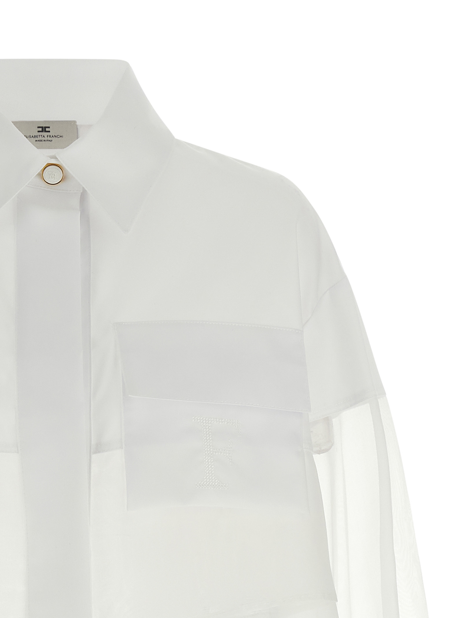 Organza shirt CA11861E2360 (Elisabetta Franchi / シャツ・ブラウス ) | Elisabetta Franchi (エリザベッタ フランキ)(2)