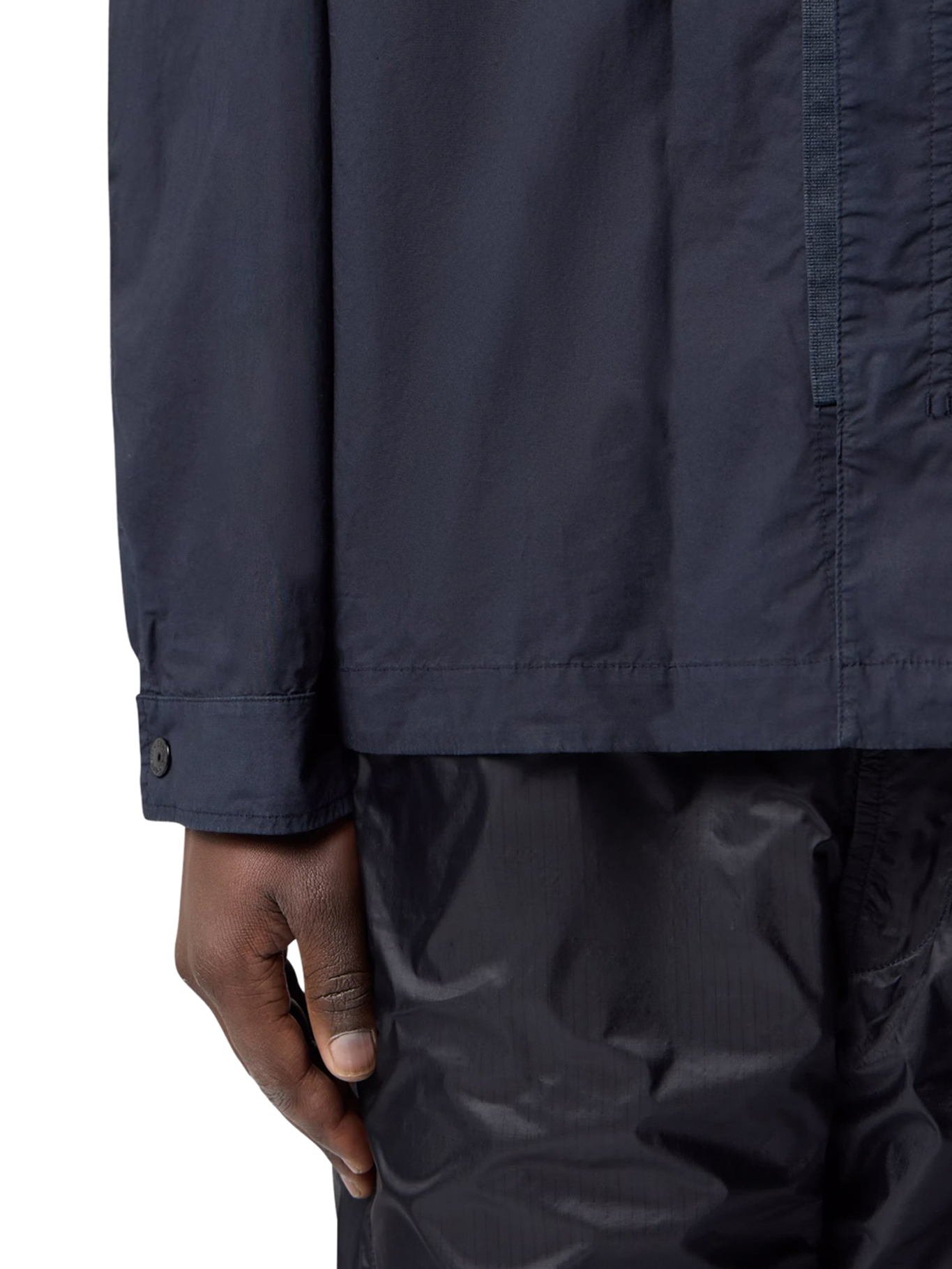 STRETCH COTTON CANVAS OVERSHIRT WITH FLAP POCKET ON THE CHEST L1S151200032S0003V0020 (STONE ISLAND / シャツ・ブラウス ) | STONE ISLAND (ストーンアイランド)(5)