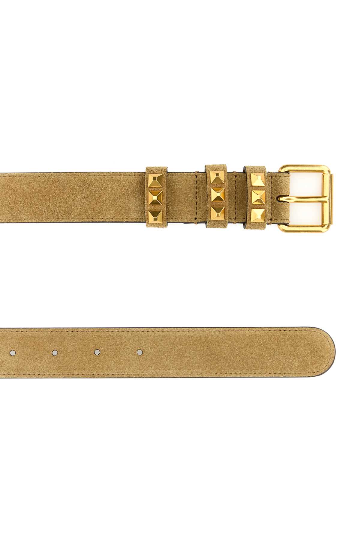 Beige suede belt 8W2T0SV3SWURDX (Valentino Garavani / ベルト・サスペンダー ) | Valentino Garavani (ヴァレンティノ)(1)