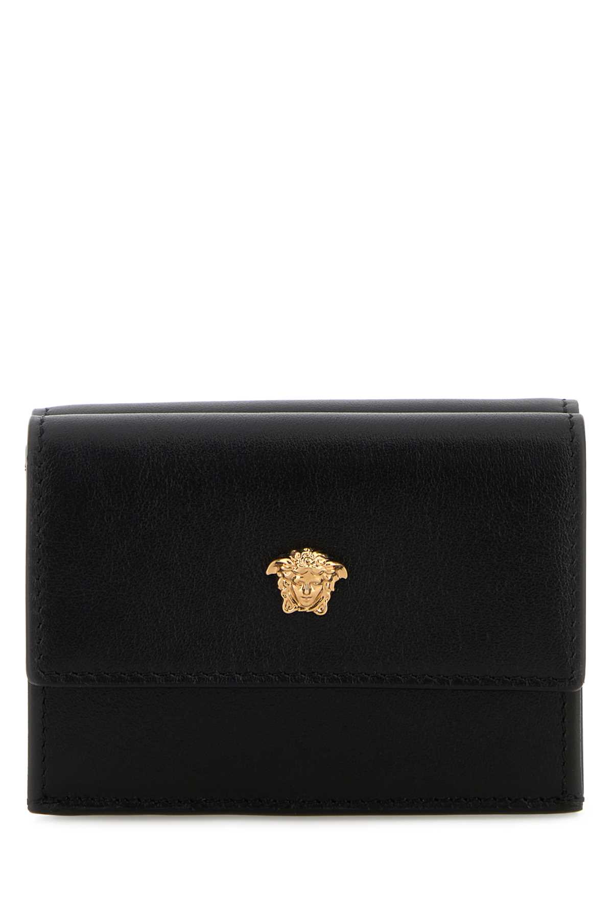 Black leather wallet 10192701A146751B00V (VERSACE / 財布・カードケース ) | VERSACE (ヴェルサーチェ)