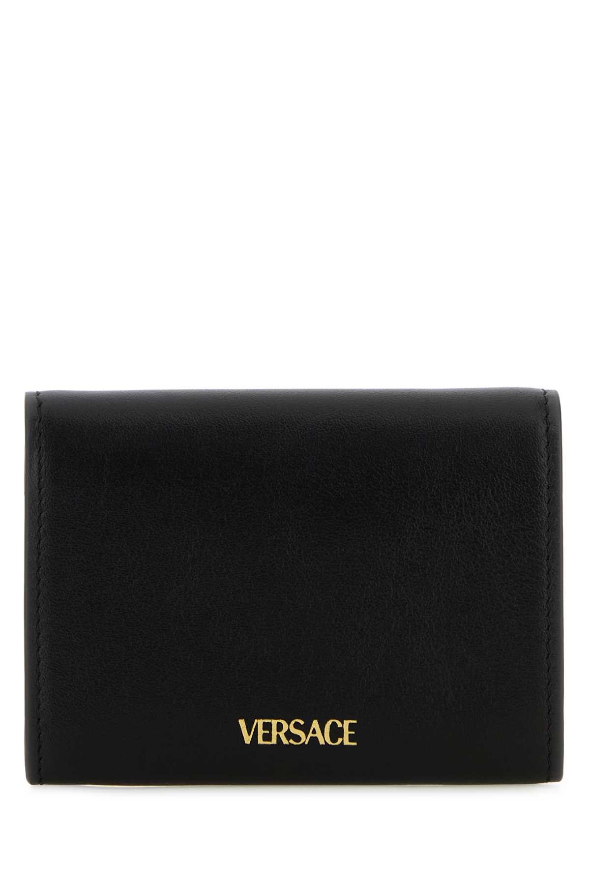 Black leather wallet 10192701A146751B00V (VERSACE / 財布・カードケース ) | VERSACE (ヴェルサーチェ)(2)