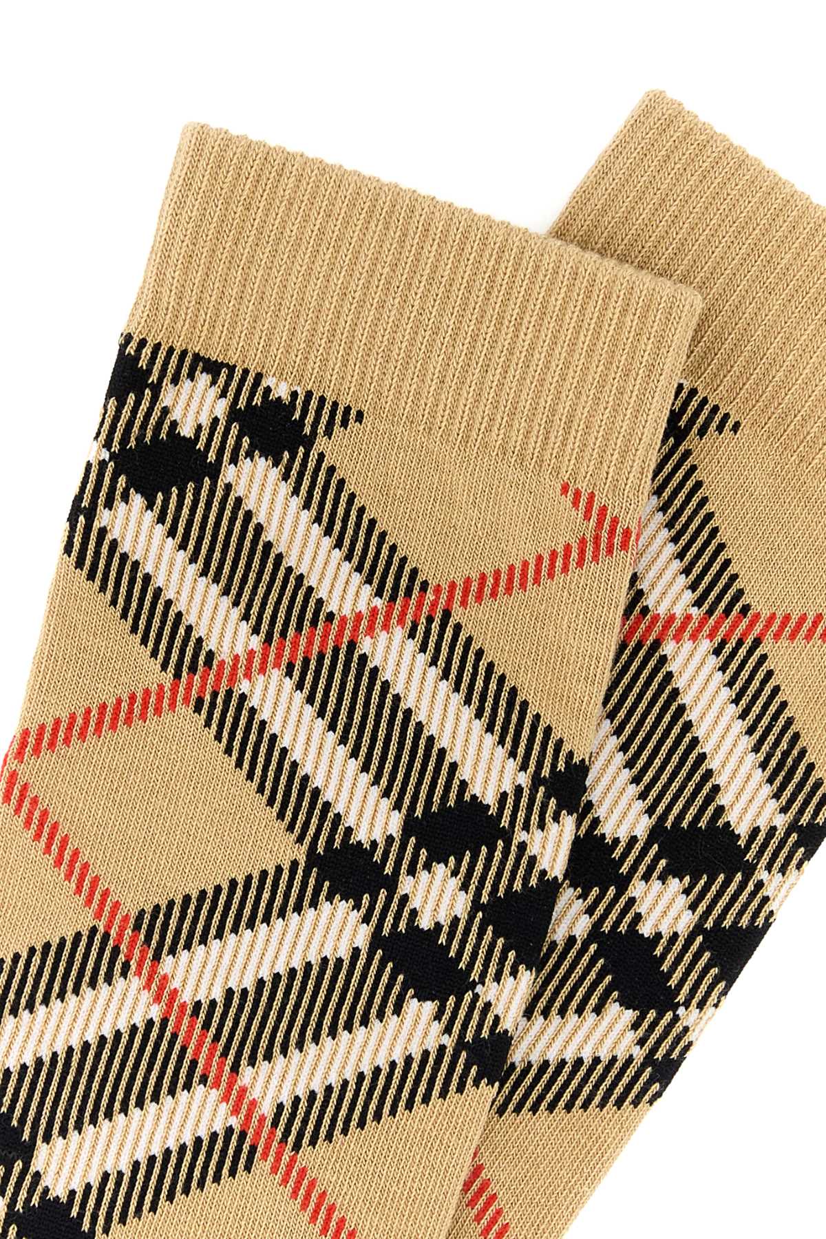 Embroidered stretch cotton blend socks 8119722B9368 (Burberry / アンダーウェア ) | Burberry (バーバリー)(2)
