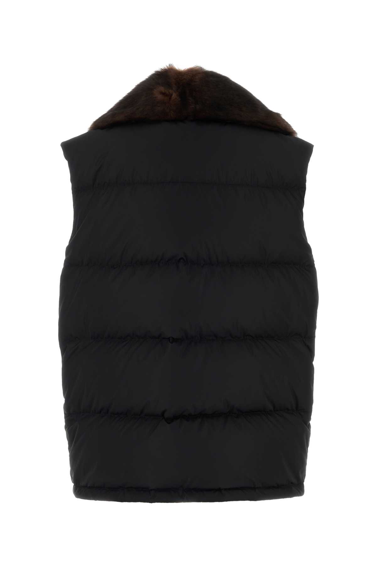Black Re-Nylon sleeveless down jacket 29P303SOOO17PMF0002 (Prada / ベスト ) | Prada (プラダ)(1)