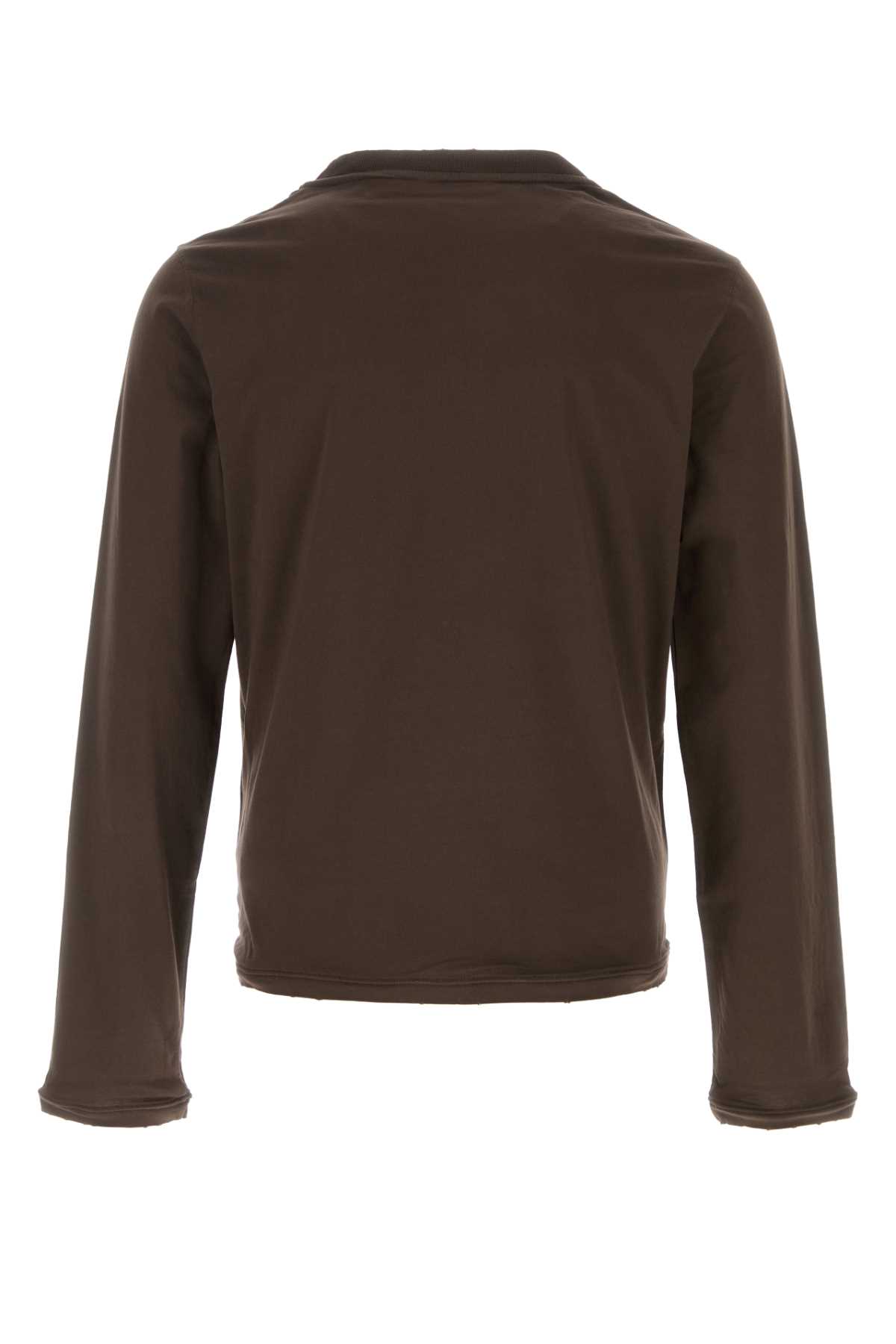 Brown cotton t-shirt UJL98CSOOO17Z3F0324 (Prada / Tシャツ・カットソー ) | Prada (プラダ)(1)