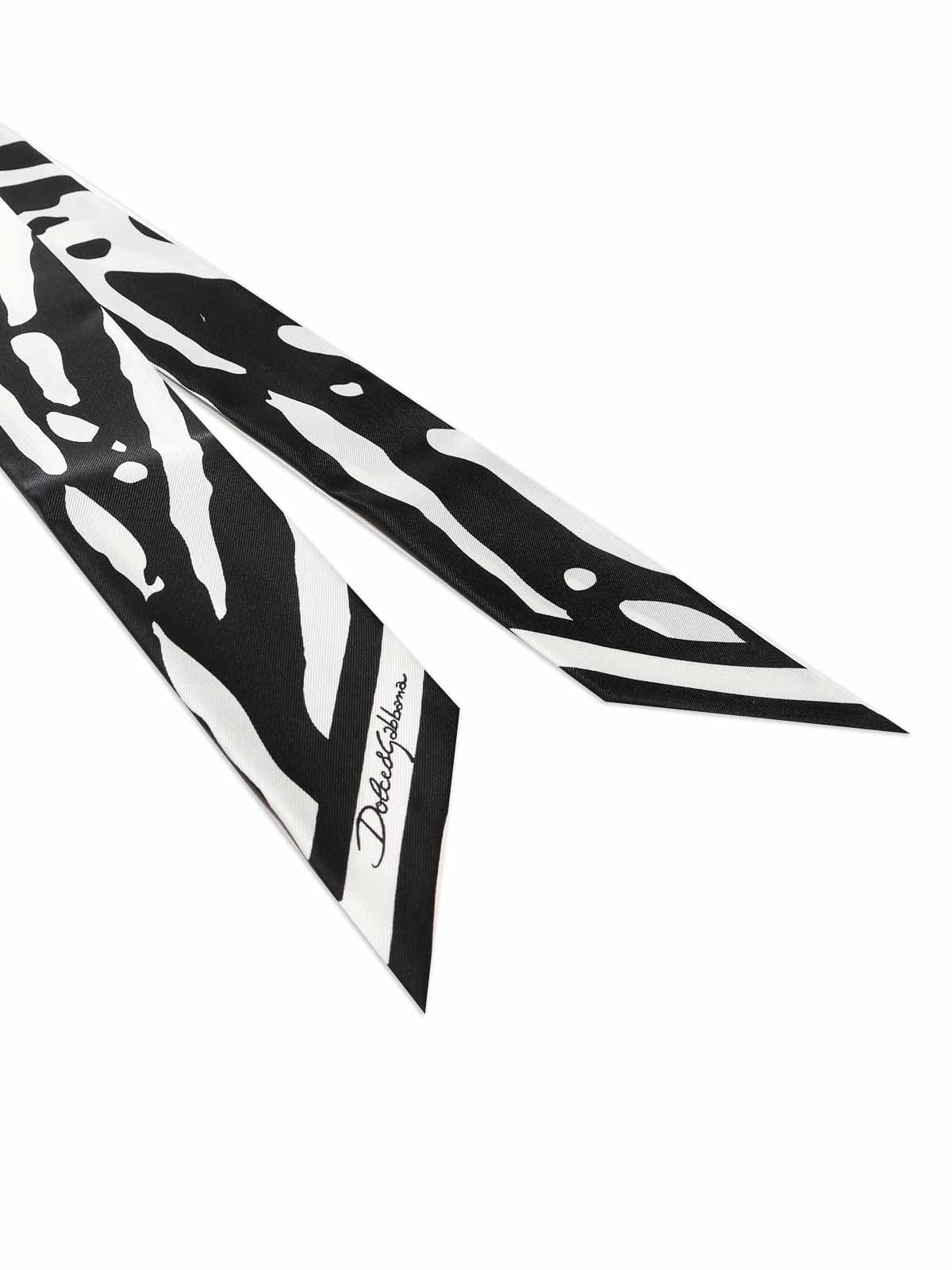 Zebra Print Silk Twill Bandeau FS215AGDAOUHY3CQ (Dolce & Gabbana / スカーフ・マフラー ) | Dolce & Gabbana (ドルチェガッバーナ)(1)