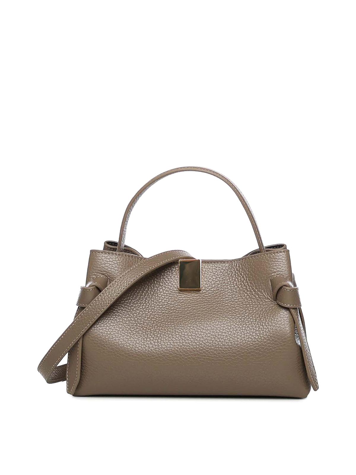 Gyoza Mini Leather Bag GYOZAMINIPEBBLEGRAINLEATHERTAUPE (YUZEFI / ハンドバッグ・ショルダーバッグ ) | YUZEFI (ユゼフィ)