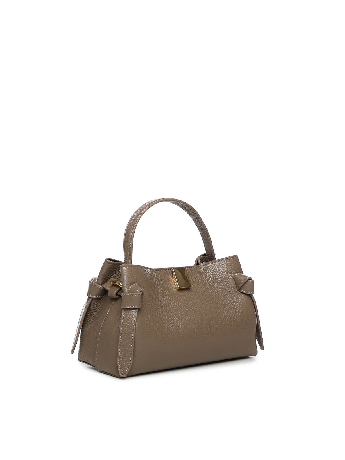 Gyoza Mini Leather Bag GYOZAMINIPEBBLEGRAINLEATHERTAUPE (YUZEFI / ハンドバッグ・ショルダーバッグ ) | YUZEFI (ユゼフィ)(1)