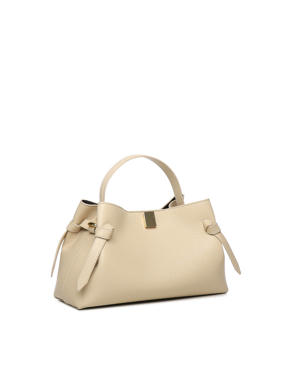 Gyoza Leather Handbag GYOZAPEBBLEGRAINLEATHERANGORA (YUZEFI / ハンドバッグ・ショルダーバッグ ) | YUZEFI (ユゼフィ)(1)