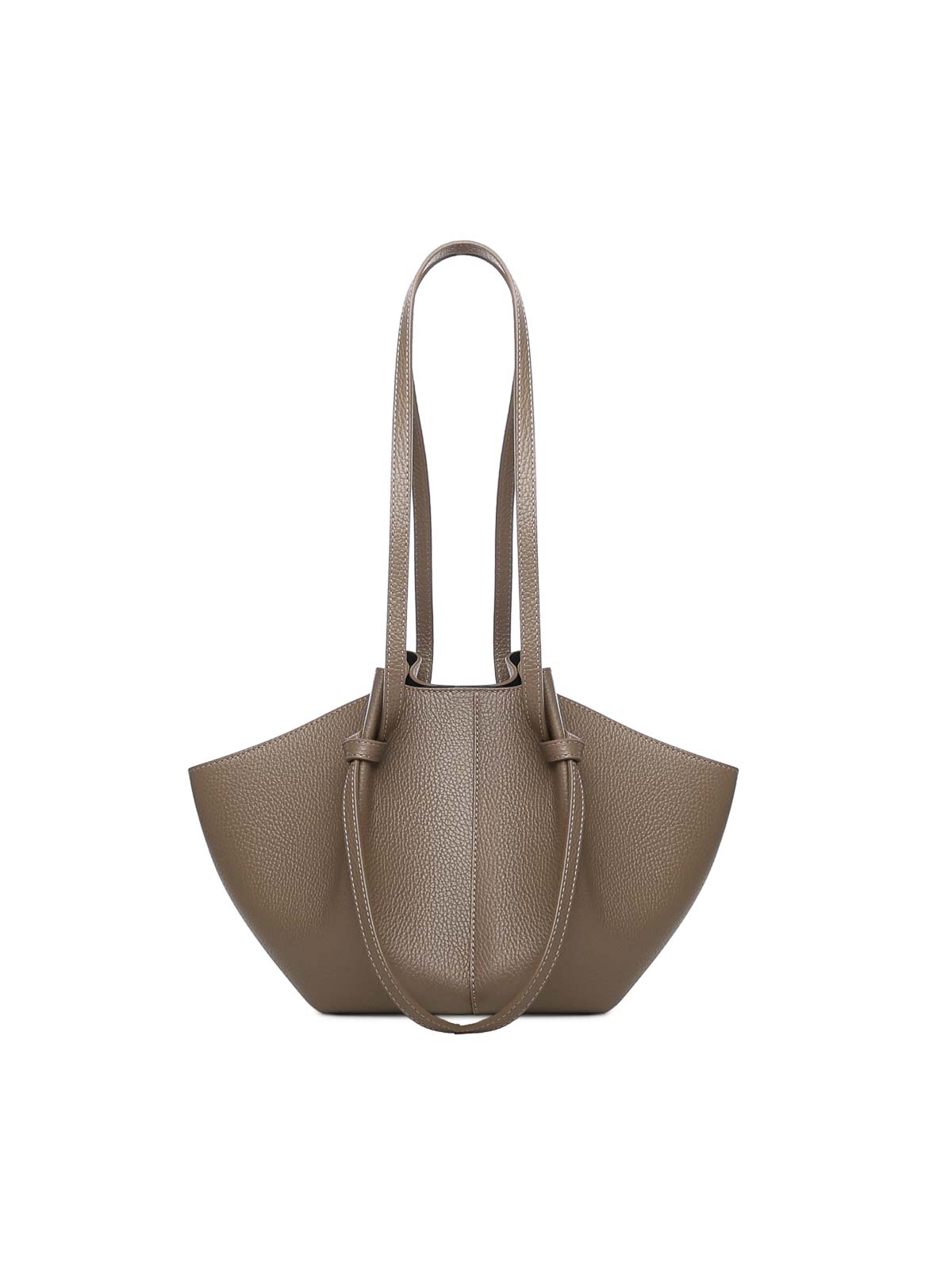 Mochi Large Leather Tote Bag MOCHIPEBBLEGRAINLEATHERTAUPE (YUZEFI / トートバッグ ) | YUZEFI (ユゼフィ)(2)
