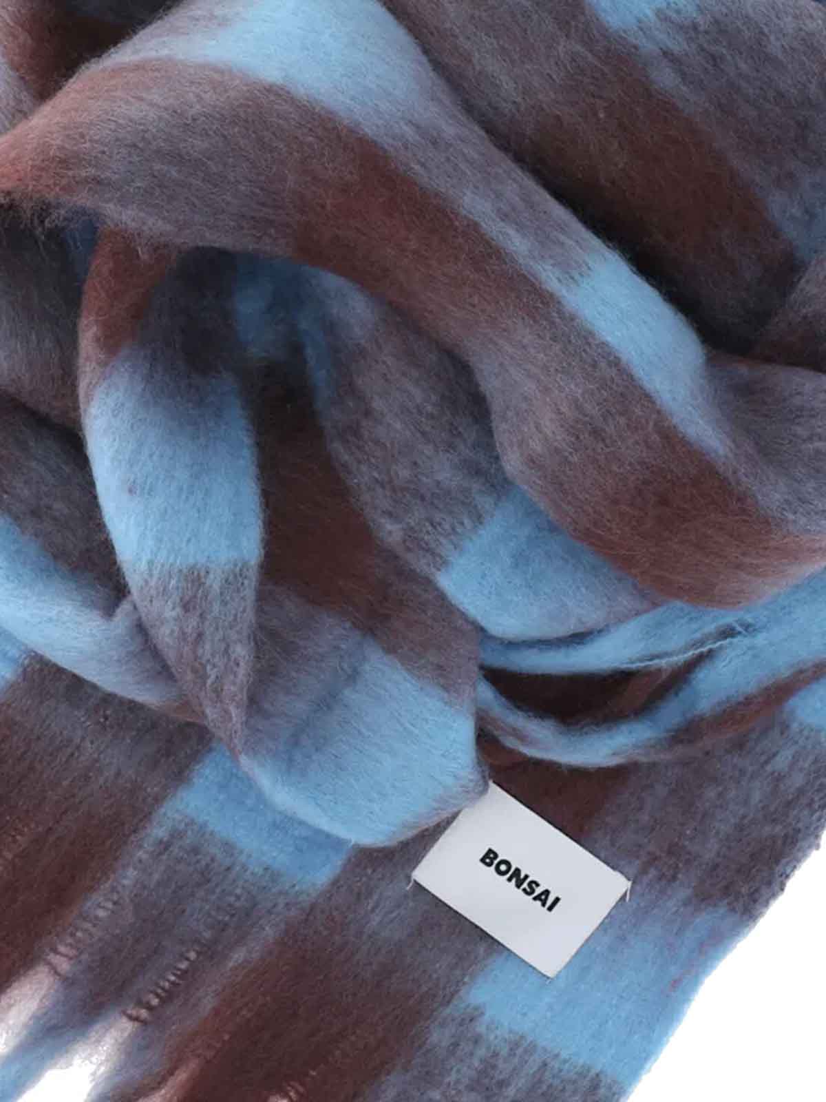 Check Scarf With Logo AC004V4MUL (BONSAI / スカーフ・マフラー ) | BONSAI (ボンサイ)(1)