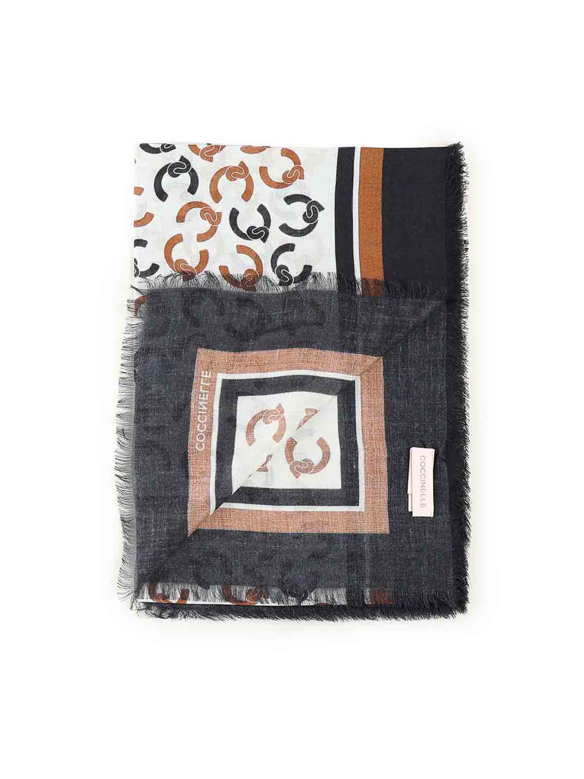 Viscose And Wool Scarf E7TOY330101M25 (COCCINELLE / スカーフ・マフラー ) | COCCINELLE (コチネレ)(2)