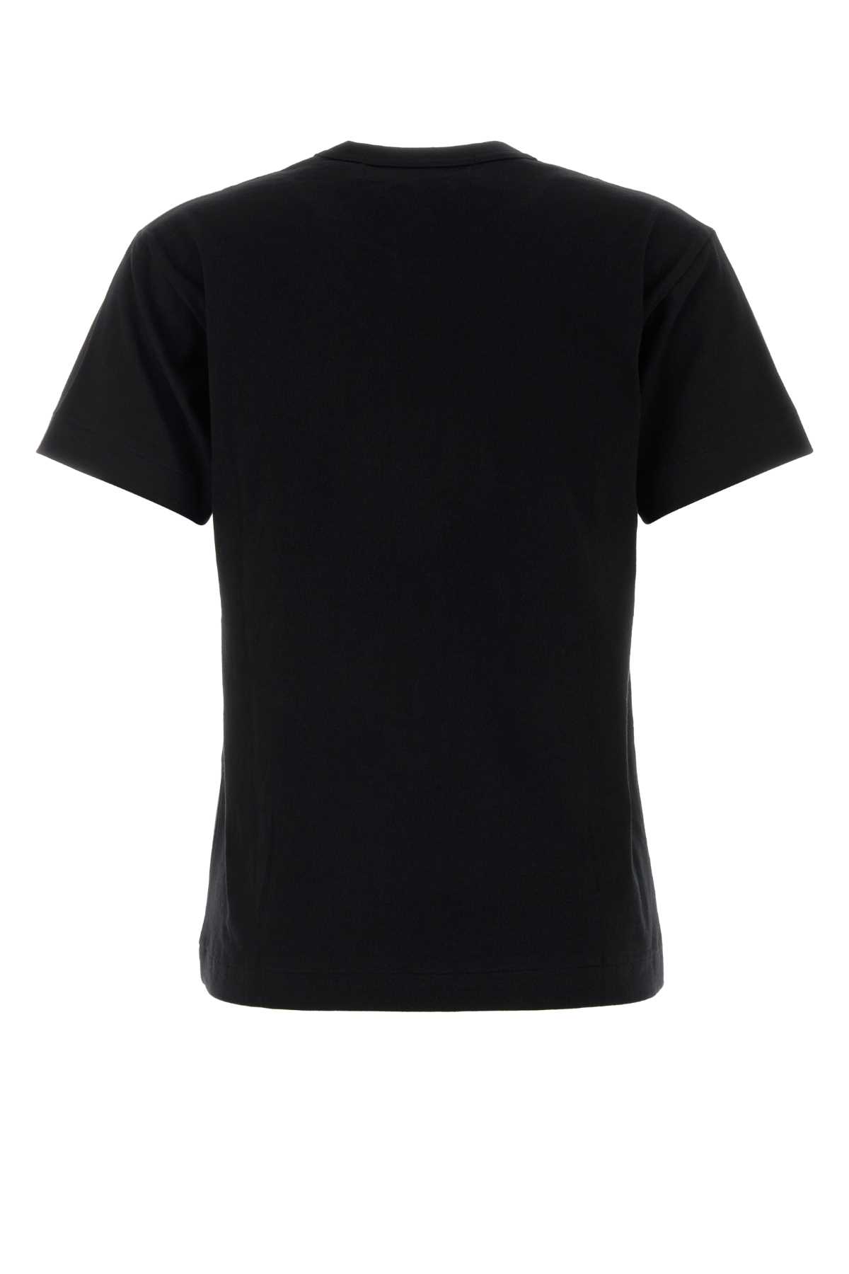 Black cotton t-shirt AXT064051BLACK (PLAY Comme Des Garçons / Tシャツ・カットソー ) | PLAY Comme Des Garçons (プレイ コムデギャルソン)(1)