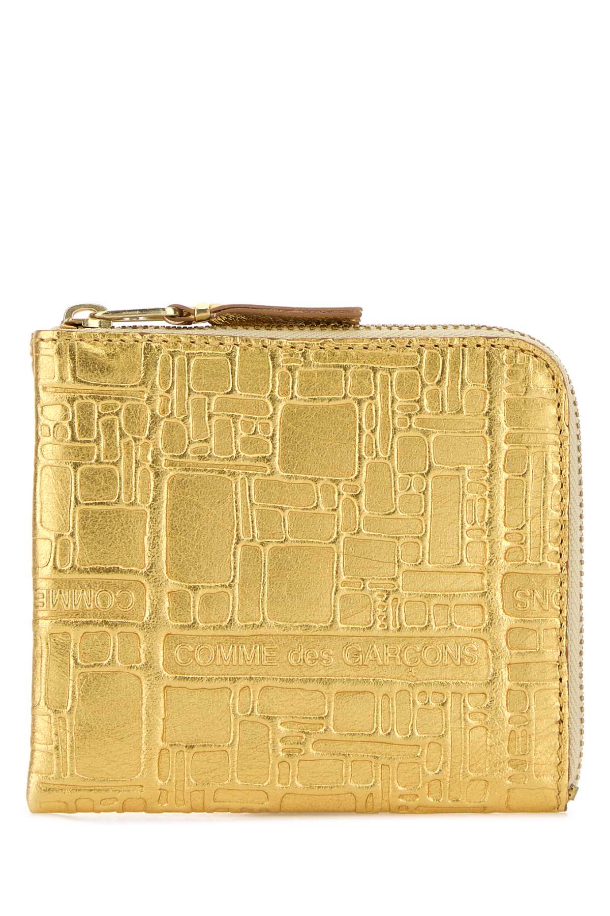 Gold leather card holder SA3100EGGOLD (Comme Des Garçons / 財布・カードケース ) | Comme Des Garçons (コムデギャルソン)