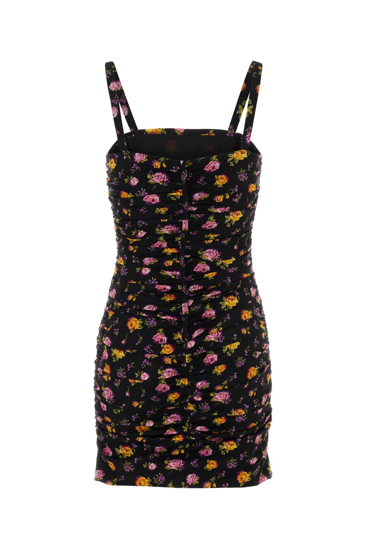 Printed charmeuse mini dress F60IITFSA8DHN5XR (Dolce & Gabbana / ワンピース・ドレス・オールインワン ) | Dolce & Gabbana (ドルチェガッバーナ)(1)
