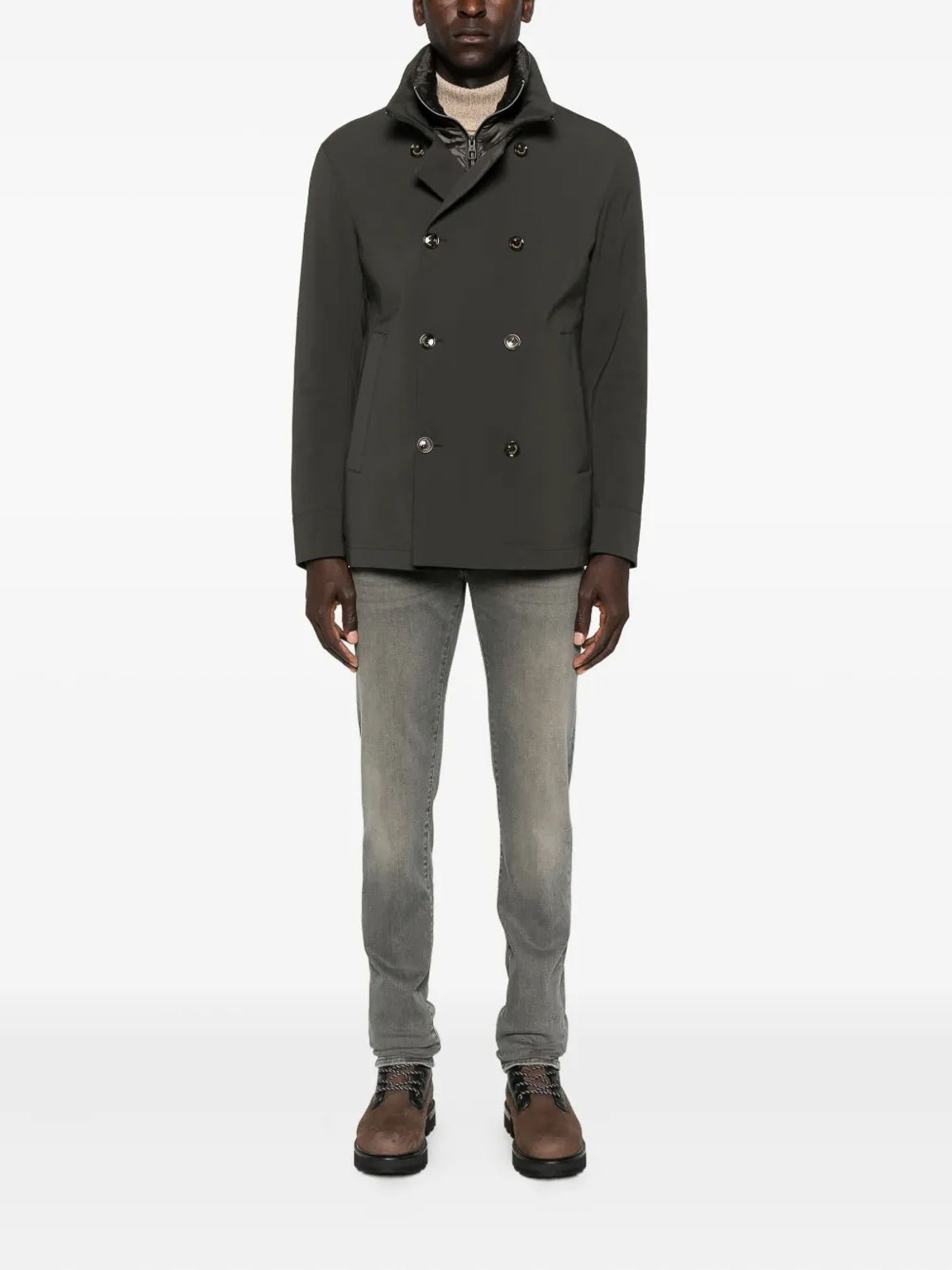 Double-breasted men's down-padded jacket F09MUCX52118595 (Montecore / ダウンジャケット・コート ) | Montecore (モンテコーレ)(1)