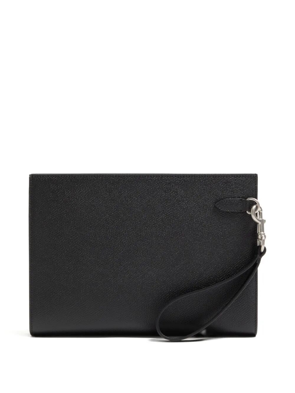 VALENTINO GARAVANI VLOGO SIGNATURE POUCH IN GRAINED CALFSKIN YP0AN7UAG0NO (Valentino Garavani / クラッチバッグ・ポーチ ) | Valentino Garavani (ヴァレンティノ)(2)