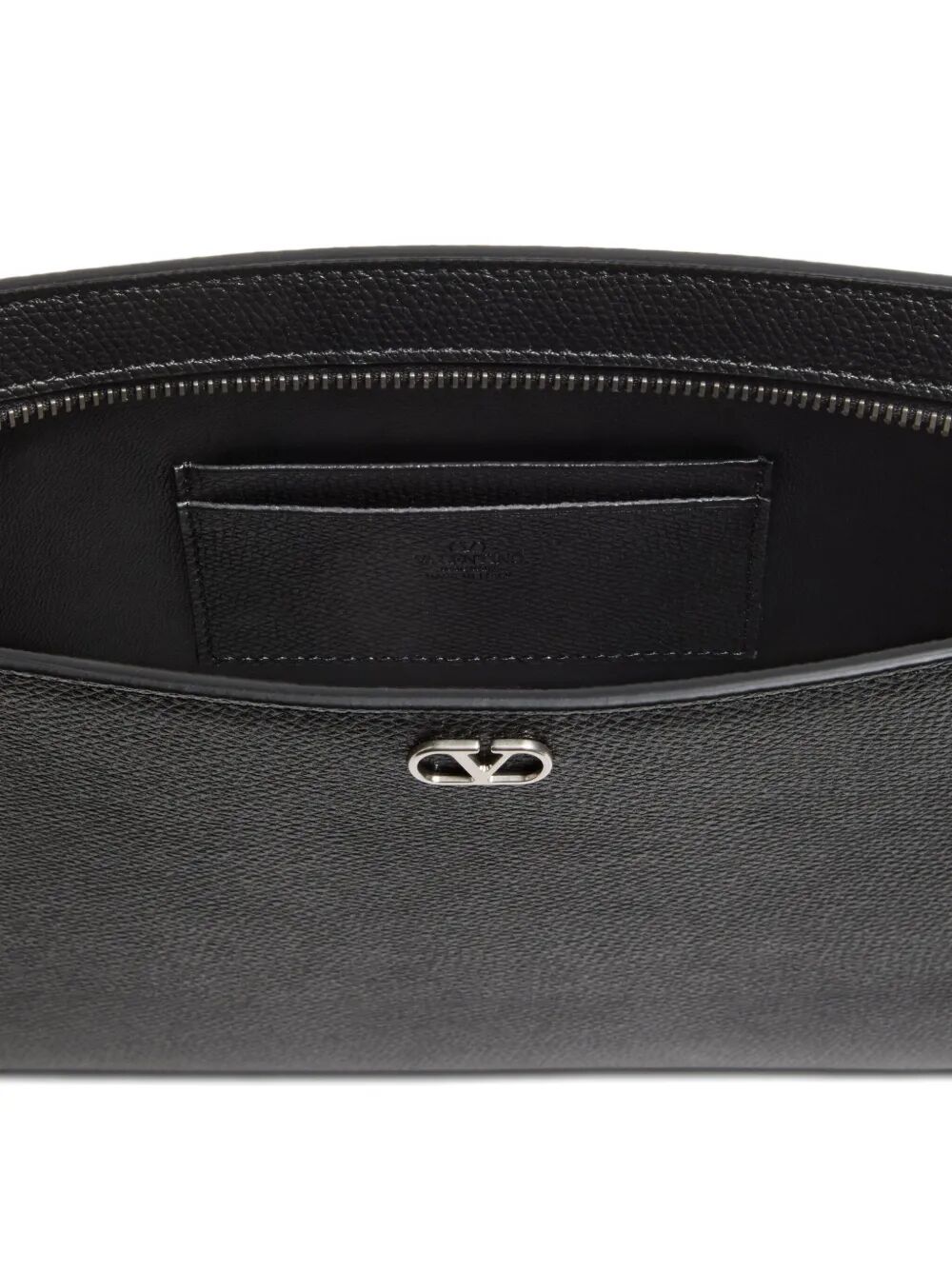 VALENTINO GARAVANI VLOGO SIGNATURE POUCH IN GRAINED CALFSKIN YP0AN7UAG0NO (Valentino Garavani / クラッチバッグ・ポーチ ) | Valentino Garavani (ヴァレンティノ)(4)