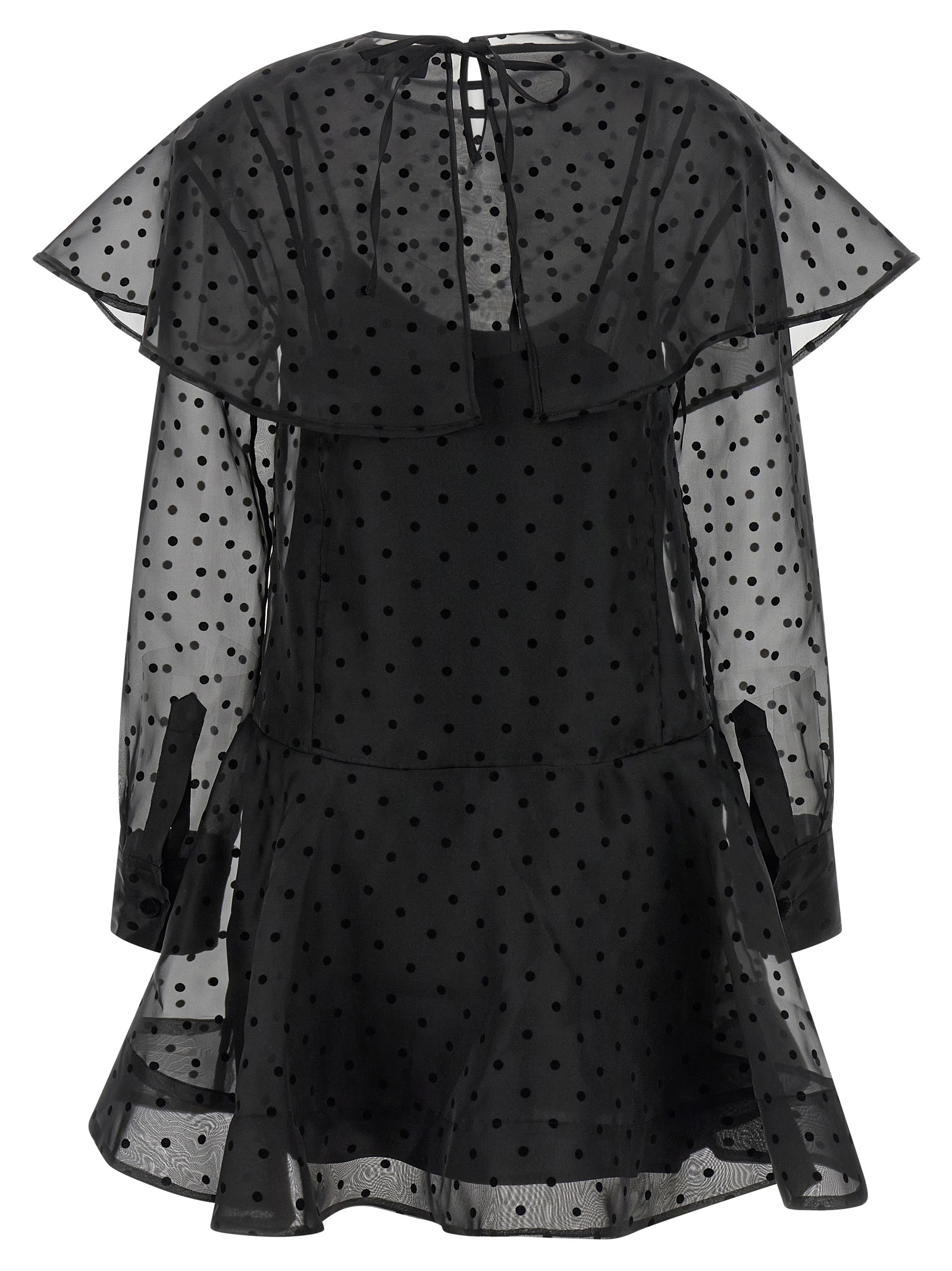 'Black Organza Circle Collar' dress A1030179099 (GANNI / ワンピース・ドレス・オールインワン ) | GANNI (ガニー)(2)