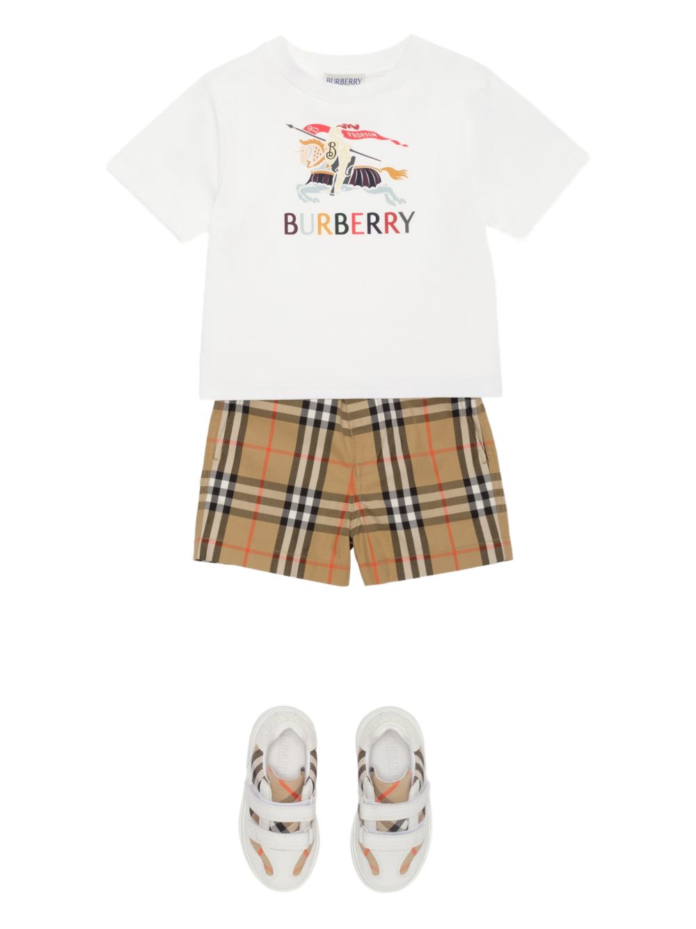 Burberry Kids Clothing.... White 8121196A1464 (Burberry / Tシャツ・カットソー ) | Burberry (バーバリー)