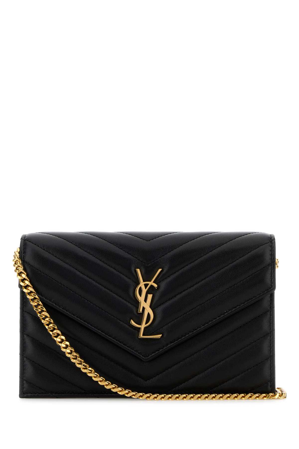 Black leather Envelope Cassandre wallet 857605AAA441000 (Saint Laurent / 財布・カードケース ) | Saint Laurent (サンローラン)