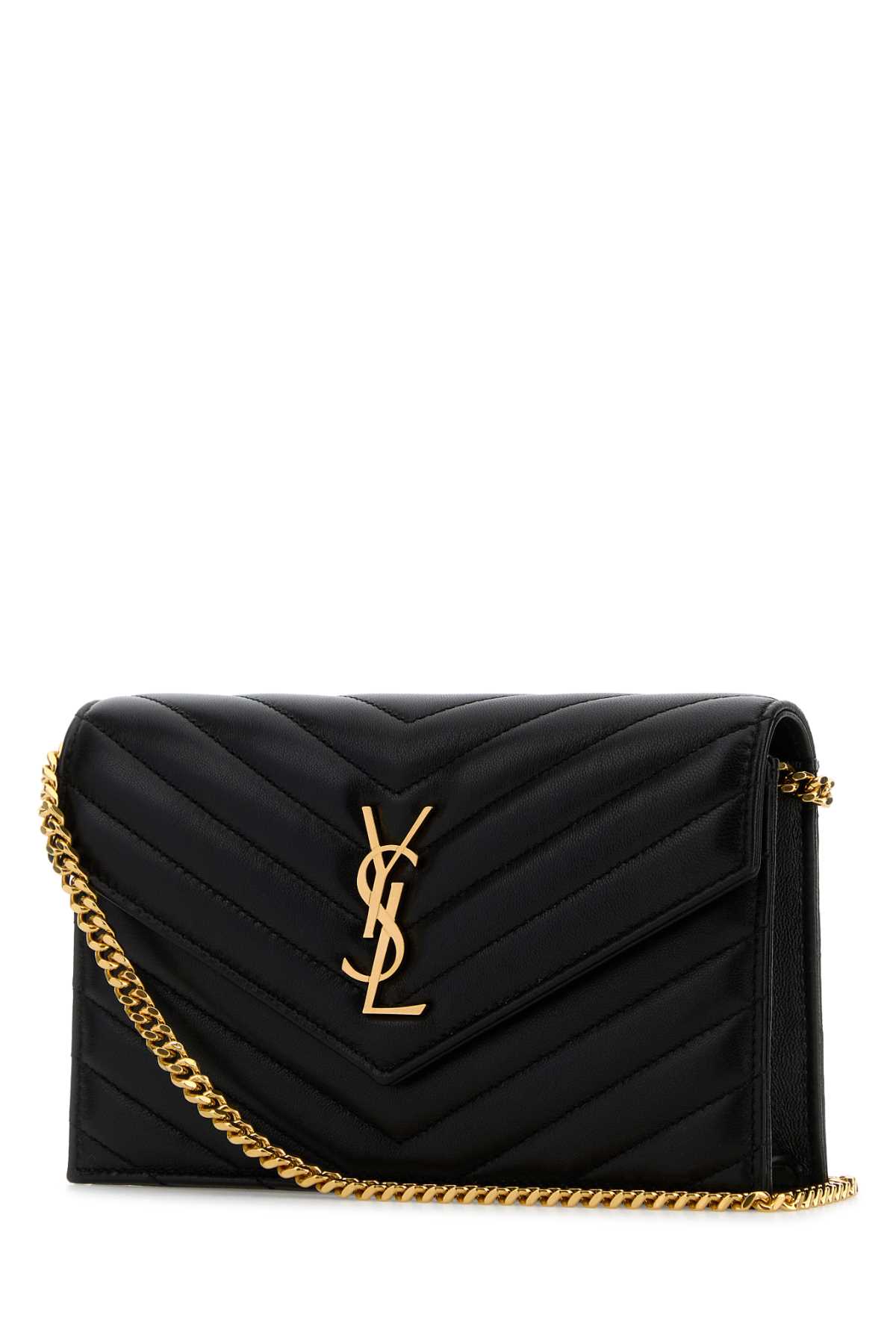 Black leather Envelope Cassandre wallet 857605AAA441000 (Saint Laurent / 財布・カードケース ) | Saint Laurent (サンローラン)(1)