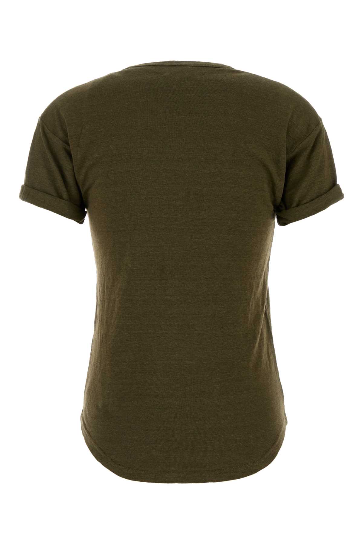 Army green linen Koldia t-shirt TS0315FBA1N10E3Y5UI (Isabel Marant Étoile / Tシャツ・カットソー ) | Isabel Marant Étoile (イザベル マラン エトワール)(1)