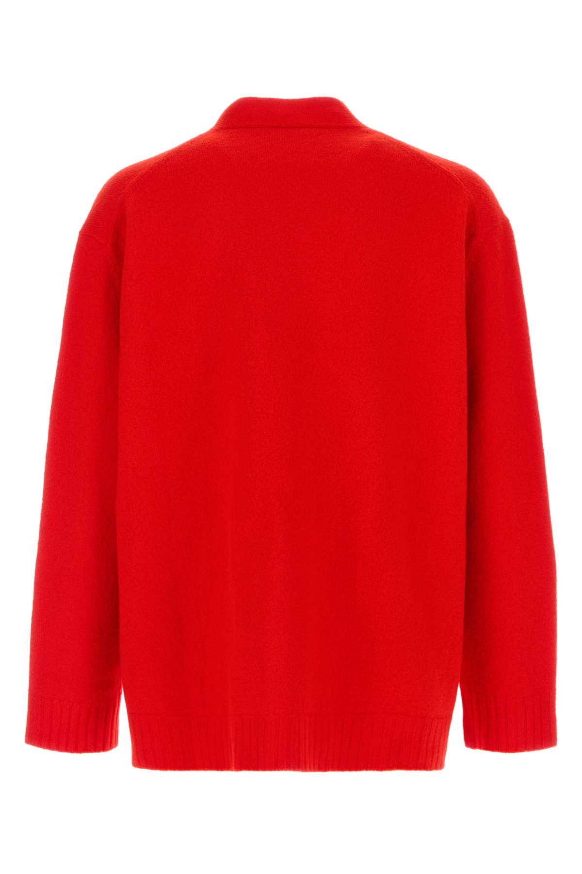 Red wool cardigan J22HP0005J14506622 (Jil Sander / ニット・セーター・カーディガン ) | Jil Sander (ジルサンダー)(1)