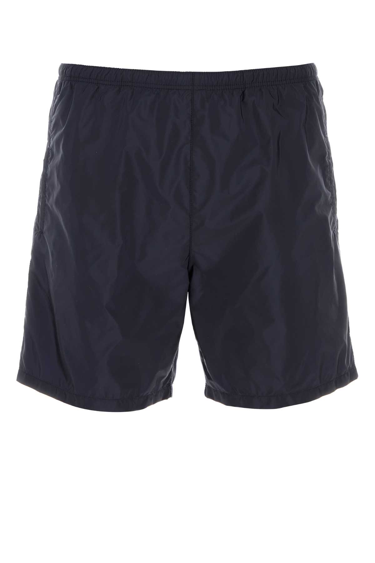 Navy blue nylon swimming shorts UB333SOOO1WQ9F0ABB (Prada / スイムウェア ) | Prada (プラダ)