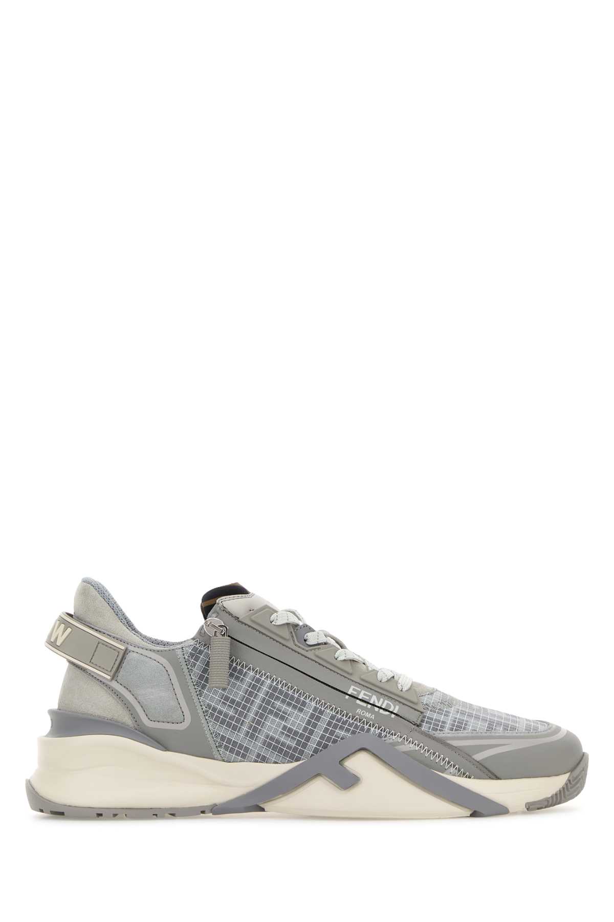 Grey fabric Fendi Flow sneakers 7E1844AWCWF1V8R (FENDI / スニーカー ) | FENDI (フェンディ)