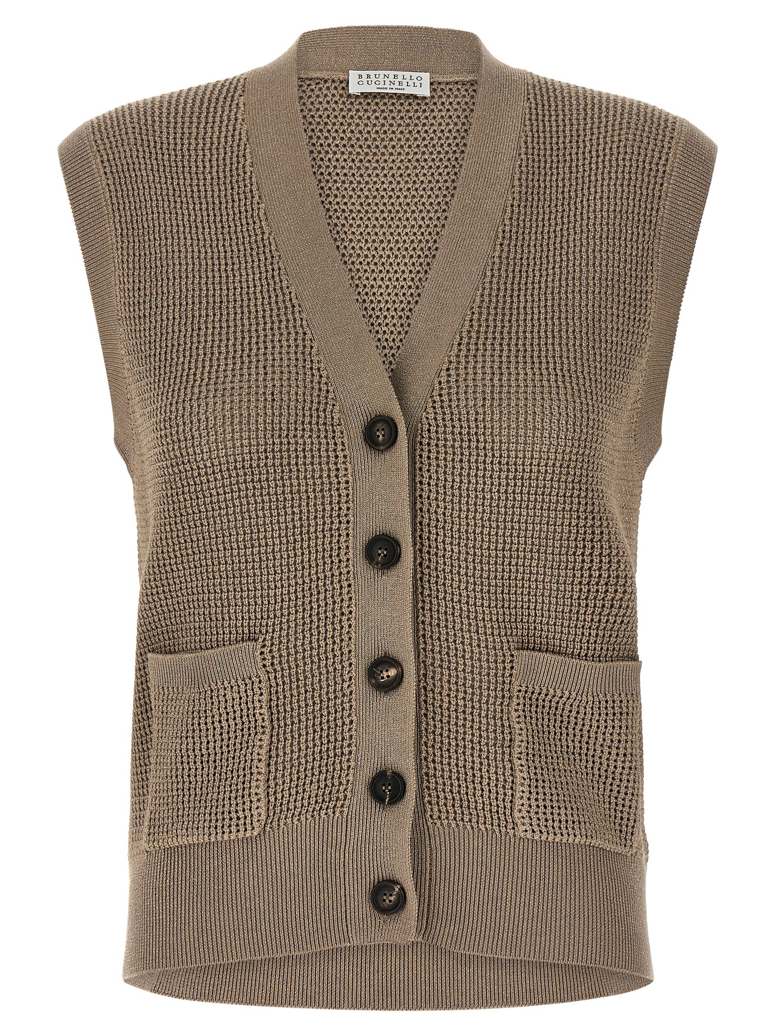 'Sparkling' cotton vest MST263326CCJ17 (Brunello Cucinelli / ベスト ) | Brunello Cucinelli (ブルネロ・クチネリ)